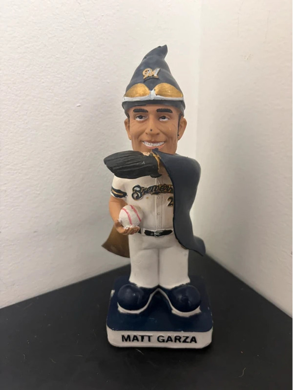 Milwaukee Brewers Matt Garza "The Count Gnome" 2015 SGA